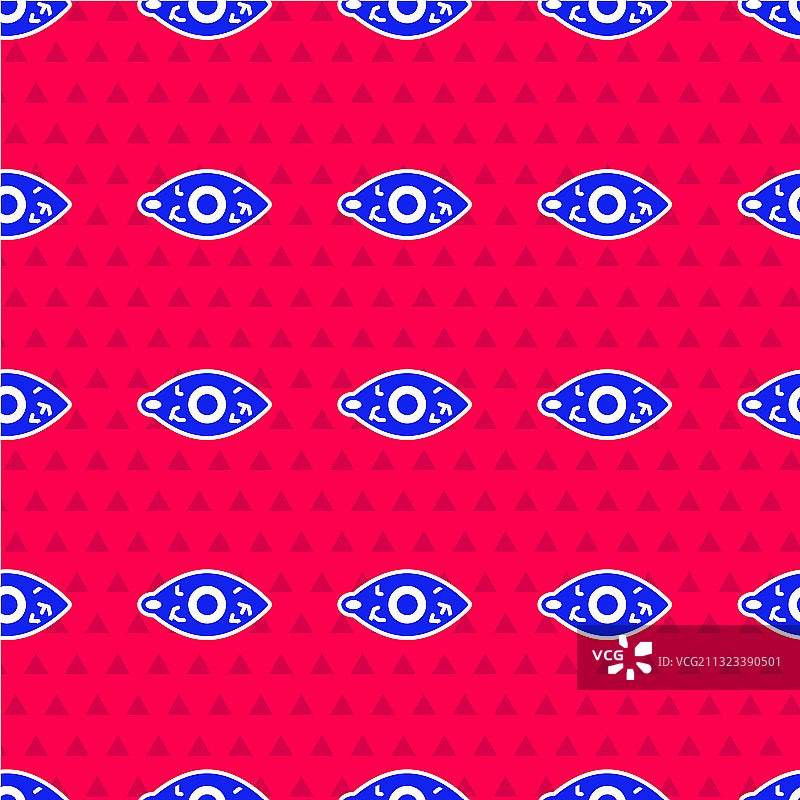 因病毒或细菌感染引起的蓝红色眼睛图片素材