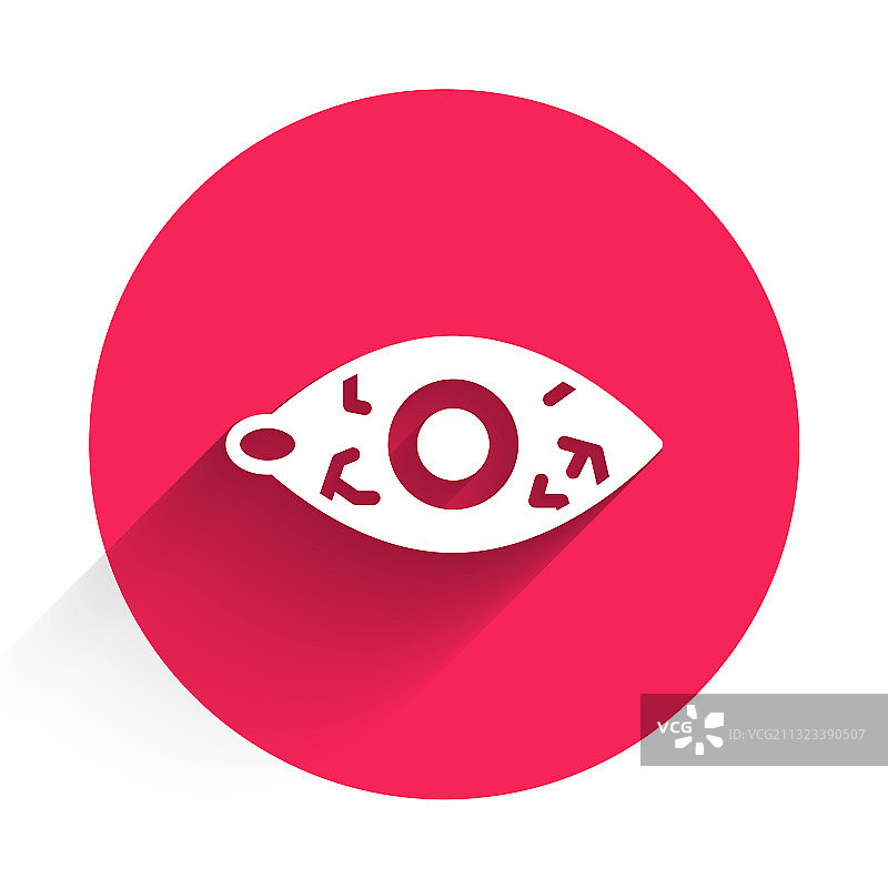 因病毒或细菌感染引起的白色发红眼睛图片素材