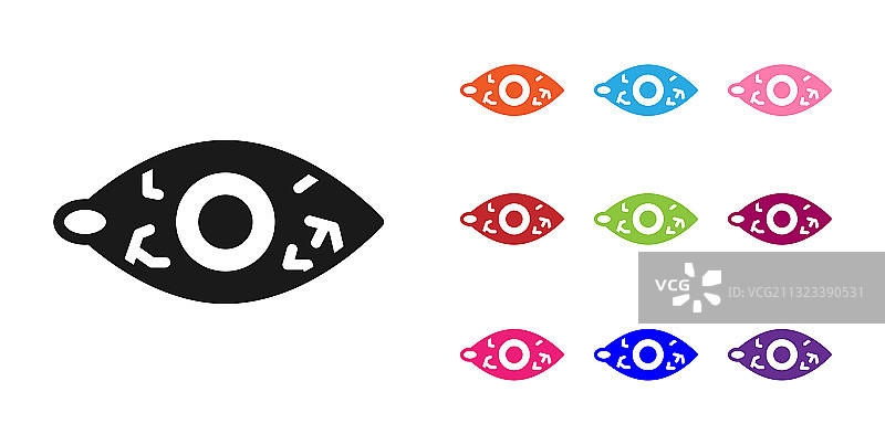 因病毒或细菌感染引起的黑红色眼睛图片素材