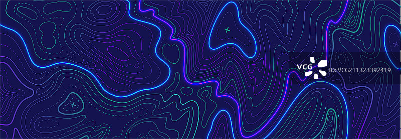 地形等高线高程图图片素材