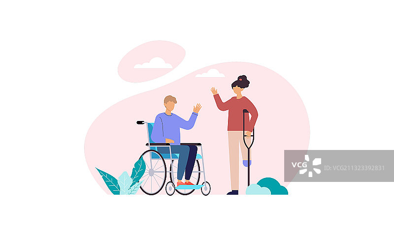 国际残疾人日图片素材