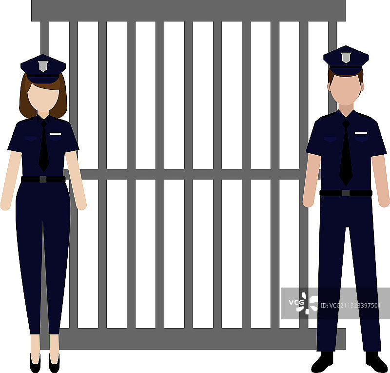 警察职业设计图片素材