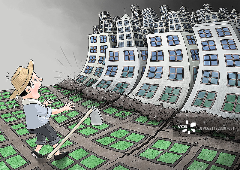 插图：田之变图片素材