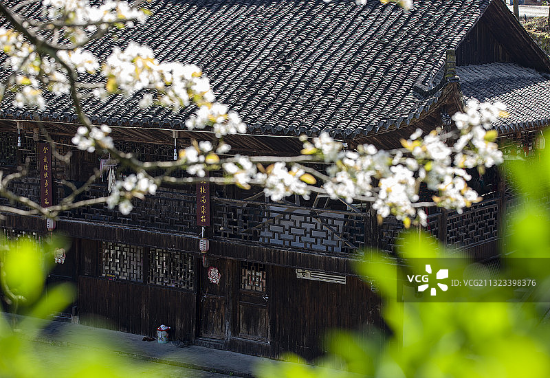 古寨春色图片素材