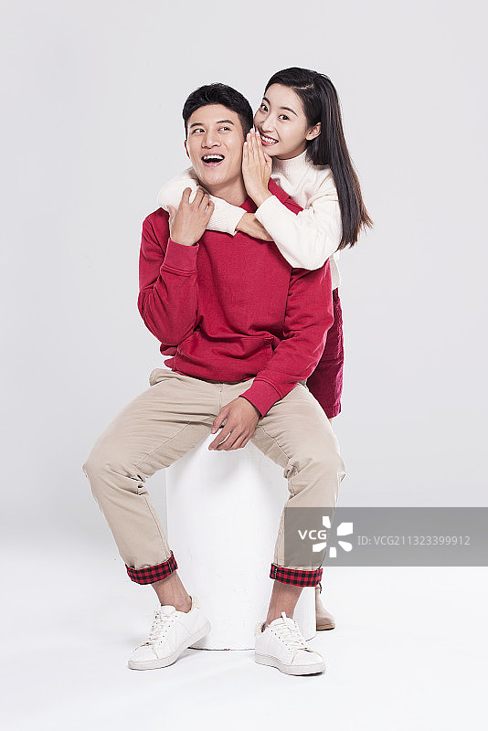 开心的情侣图片素材