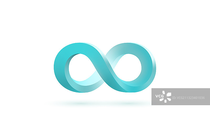 无限彩色图标标志元素图形图片素材