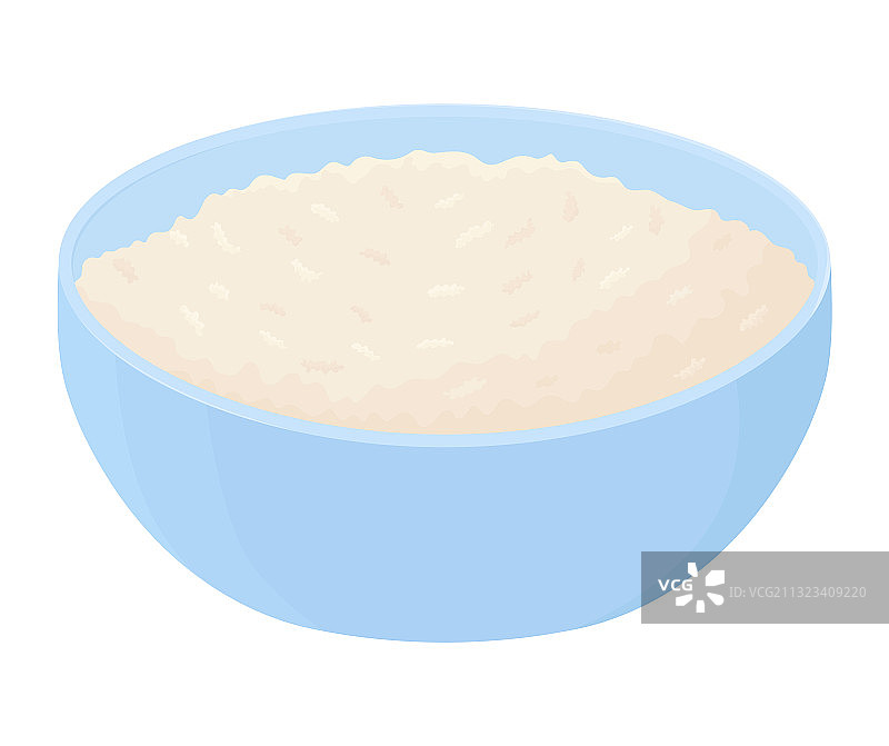 燕麦早餐碗，燕麦谷物粥图片素材