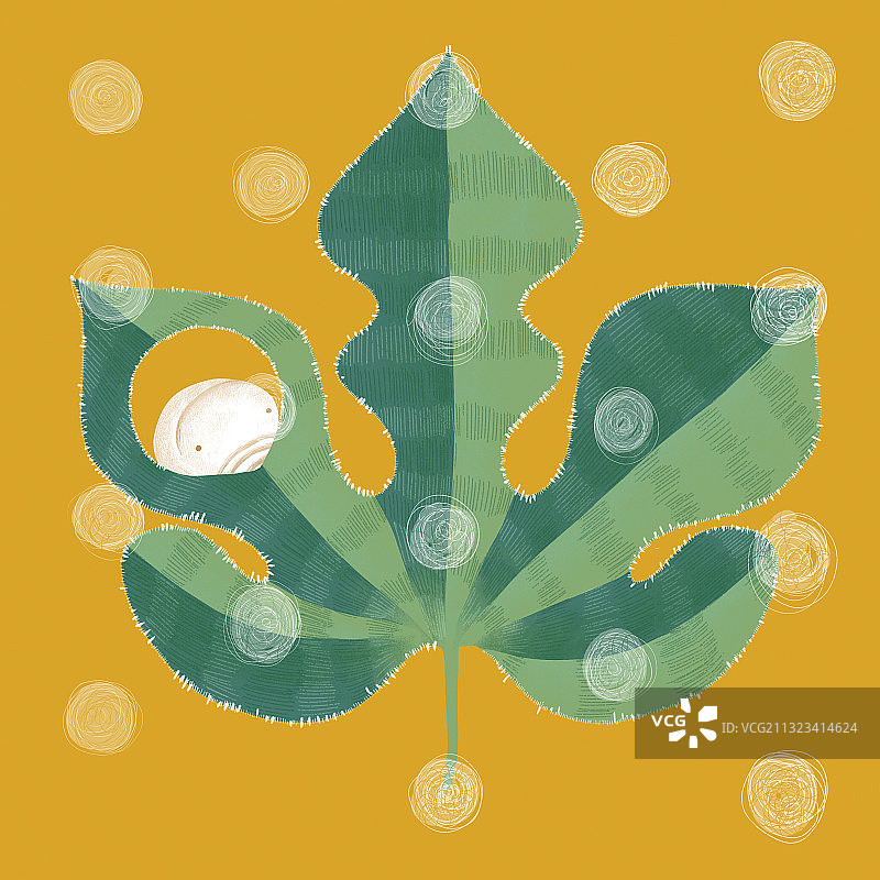 蚕起食桑图片素材