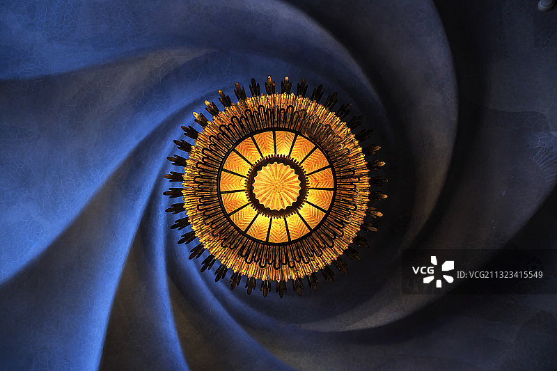 巴特罗公寓,太阳灯,巴塞罗那,西班牙图片素材