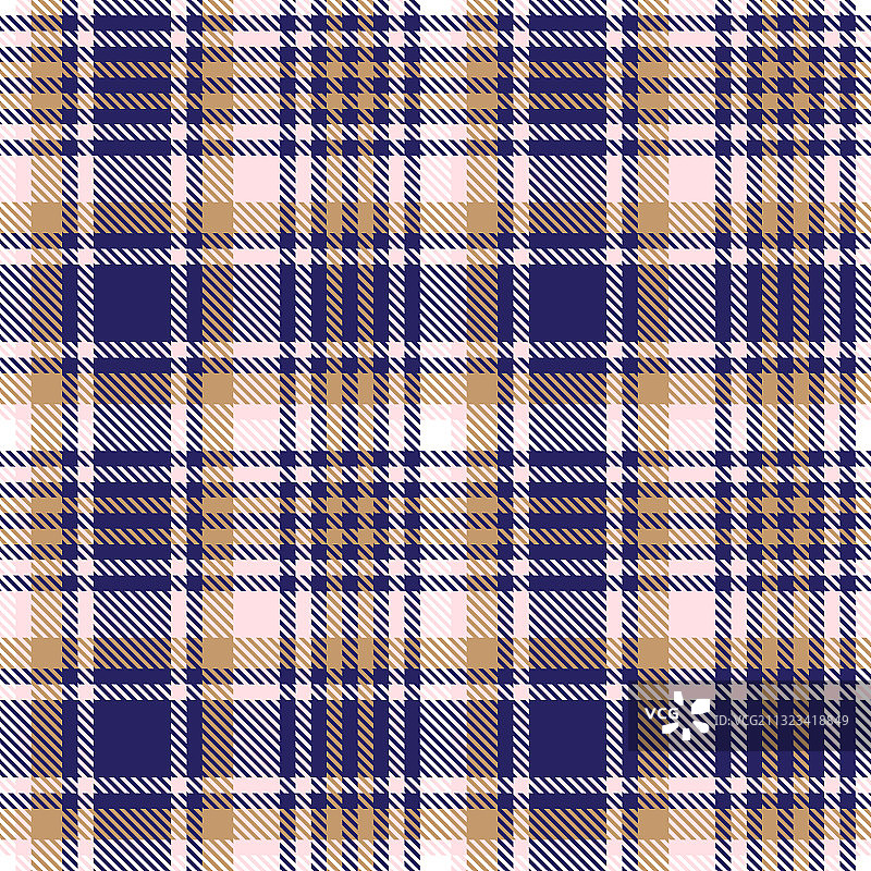 粉红色海军蓝格纹纹理无缝图案图片素材