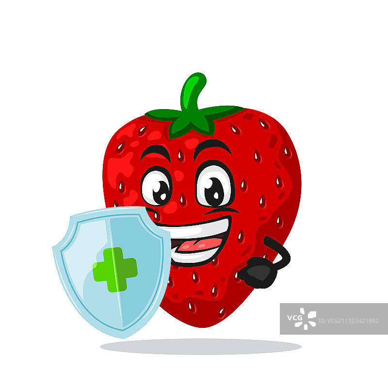 草莓吉祥物或角色图片素材