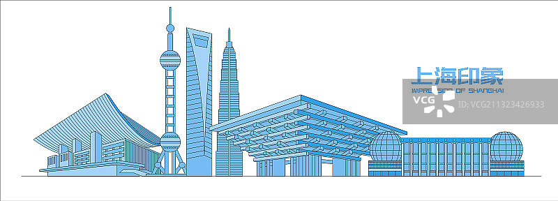 上海地标建筑图片素材