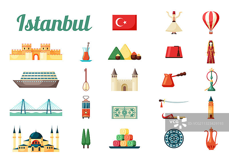 伊斯坦布尔是土耳其文化设置的中世纪堡垒图片素材