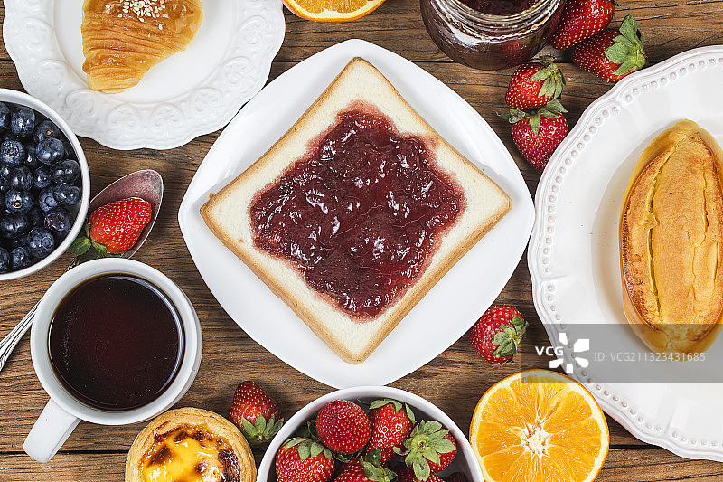 西式早餐图片素材