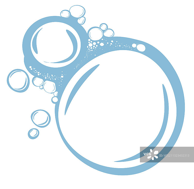 肥皂泡清洁图片素材