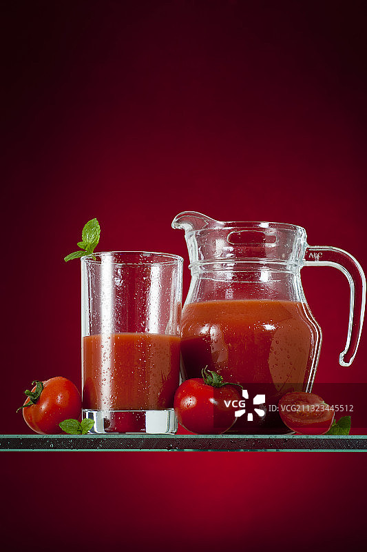 番茄汁图片素材