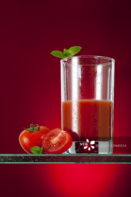 番茄汁图片素材