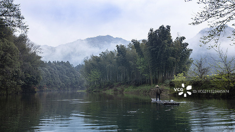 美溪春色图片素材