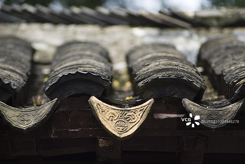 苏州古典园林小景图片素材