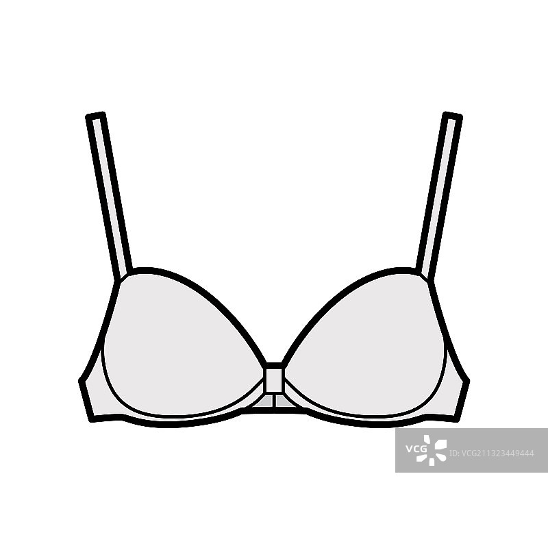 胸罩轮廓模压罩杯内衣技术时尚图片素材