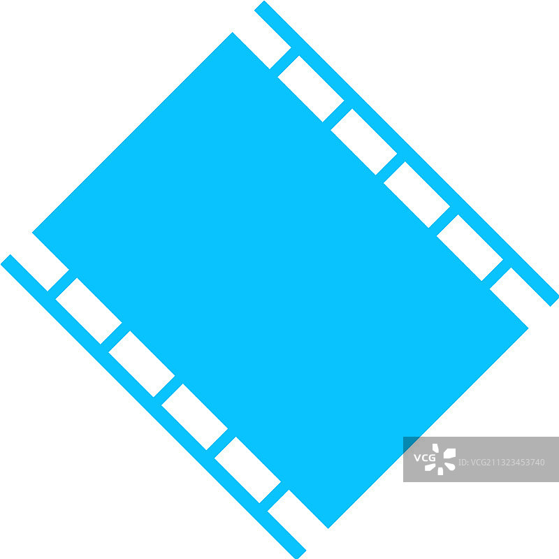 电影胶片盘扁平图标图片素材