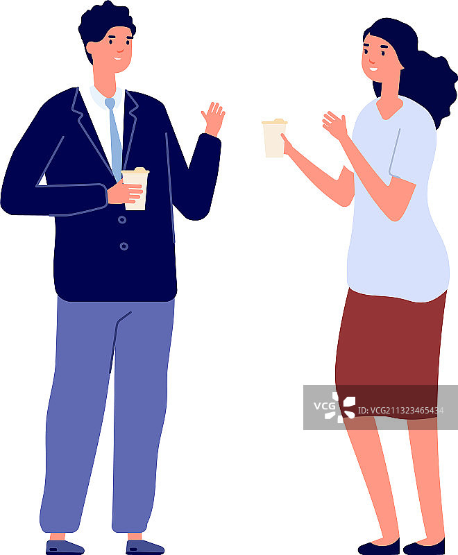 商务人士交谈场景图片素材