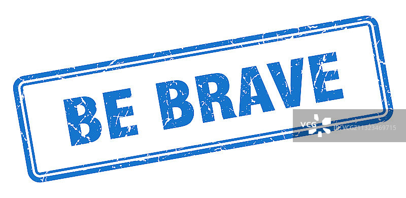 勇敢方形复古印章图片素材