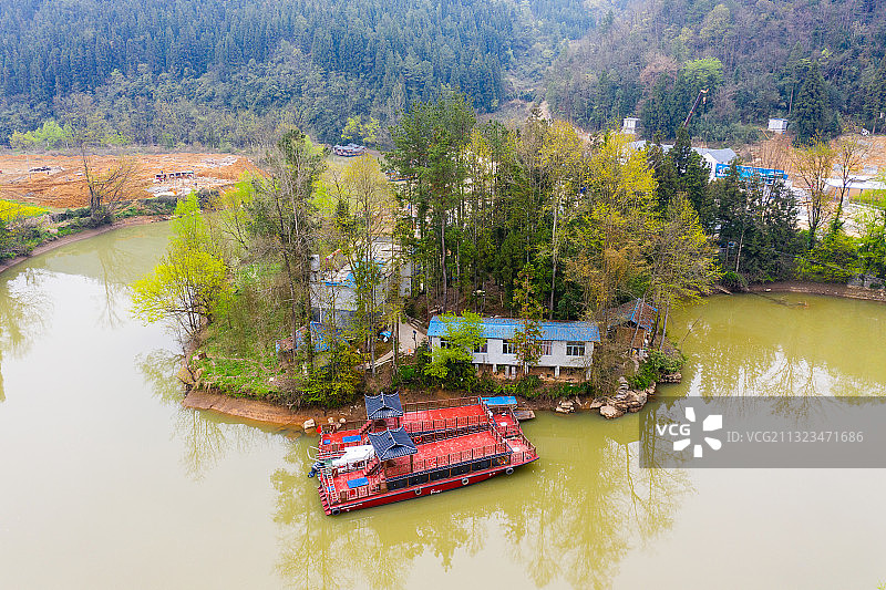 龙船水乡，恩施图片素材