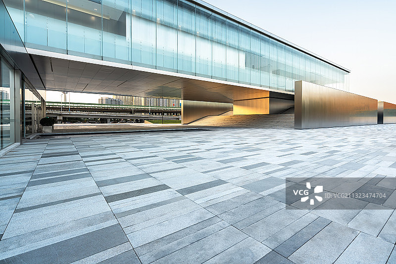 广场路面汽车广告背景图图片素材