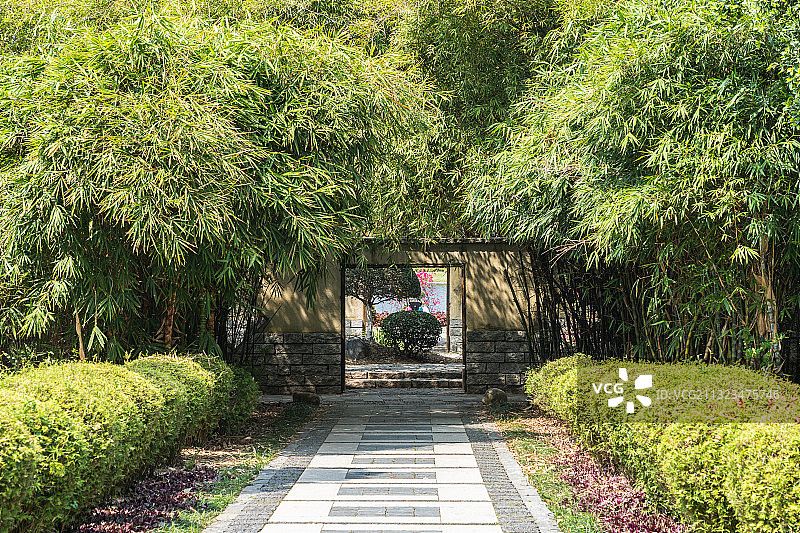 福建省厦门市集美区集杏海堤厦门园林博览苑园博苑园博园百竹园图片素材