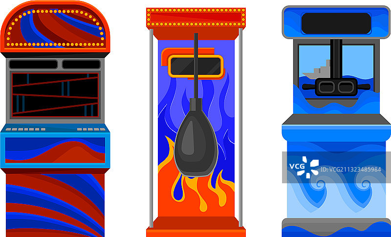 投币式街机或游戏机图片素材