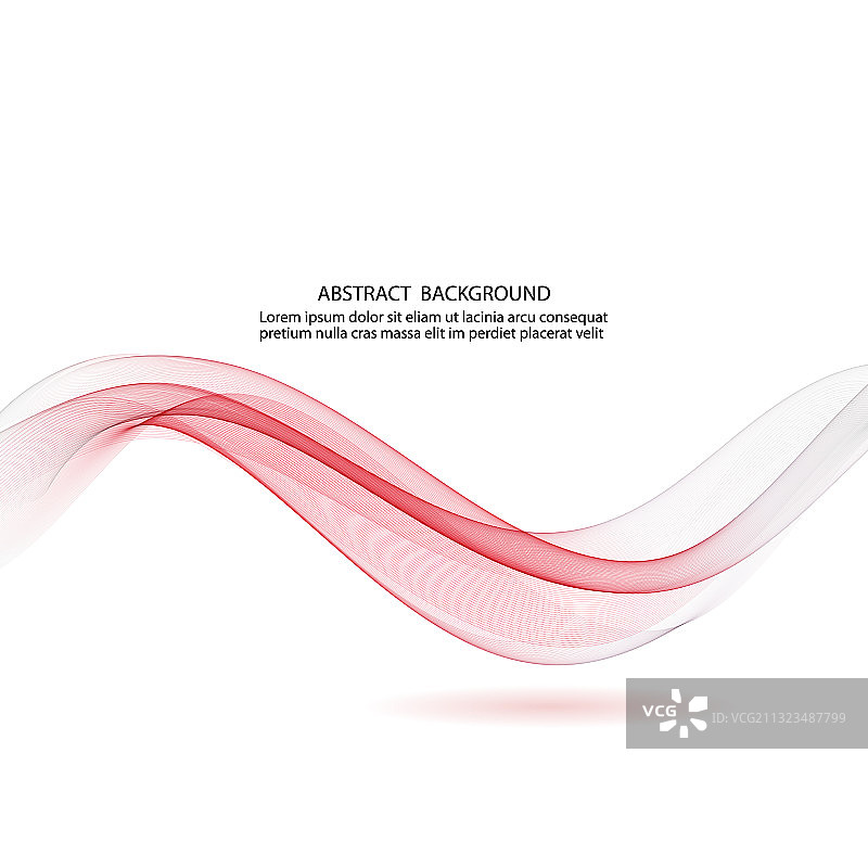 抽象的透明红色线条背景图片素材