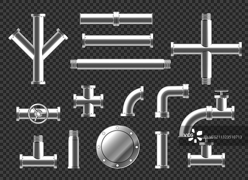 管道和水暖配件写实素材图片素材