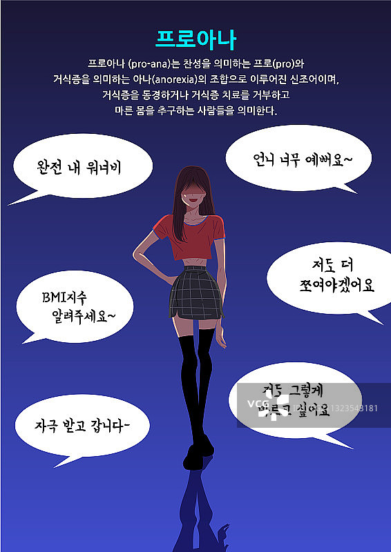 人物，厌食症，饮食，Pro-Ana，女性，精神健康图片素材