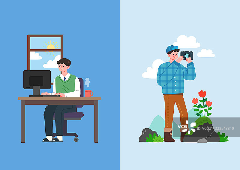 人物，N项工作，两项工作，博彩公司，工作，生活方式，白领，摄影师图片素材