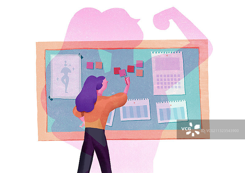 公告栏上的欢呼图片素材