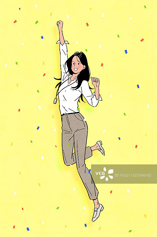 青春白领商务人士，充满希望的笑容图片素材