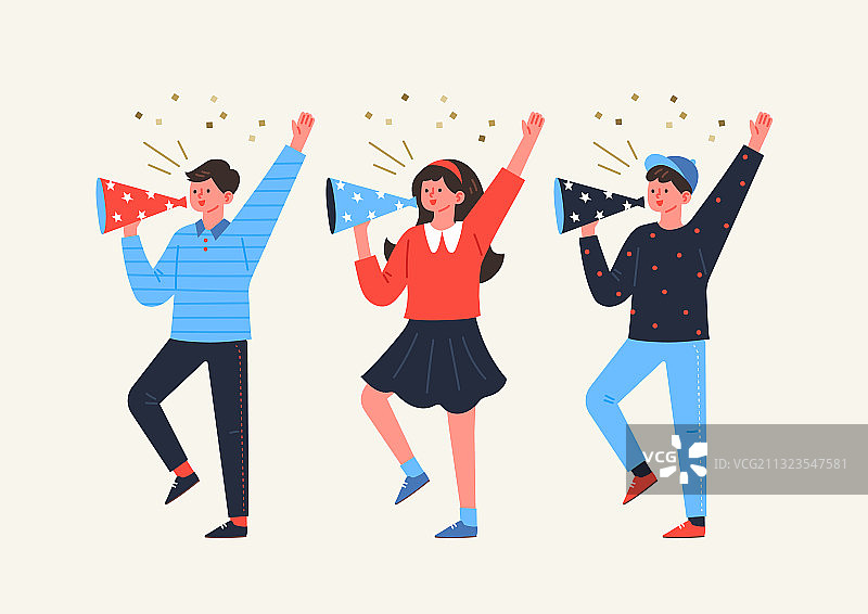 商业活动庆祝喇叭图片素材