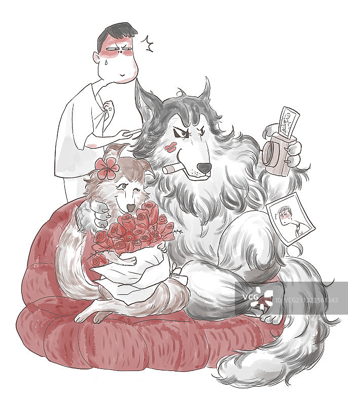 单身狗03图片素材