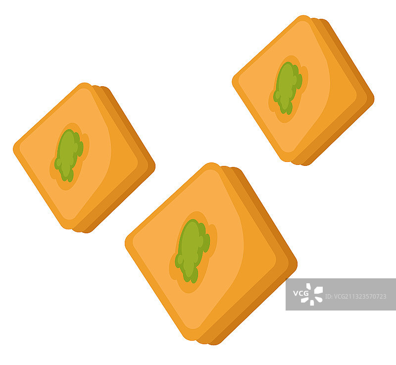 开心果味土耳其软糖果仁蜜饼甜点图片素材