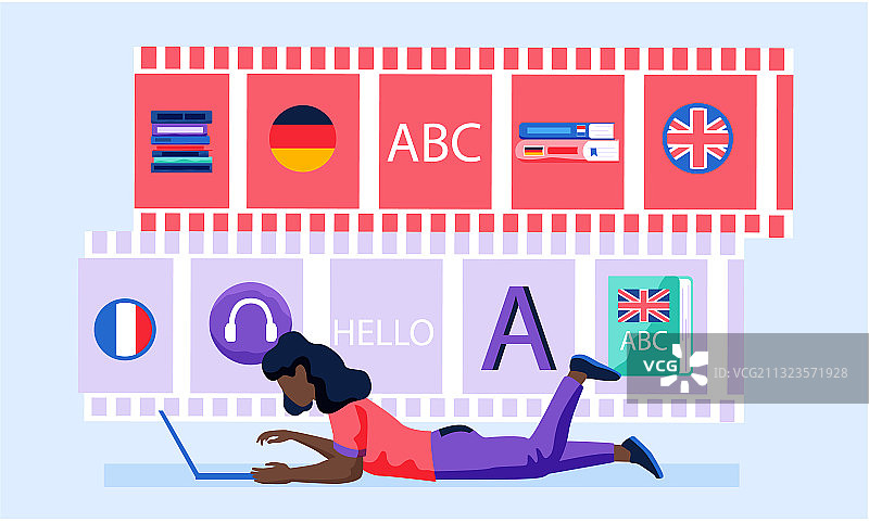 多语翻译服务概念图片素材