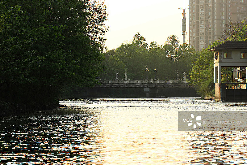 江安河生态漂流 环境图片素材