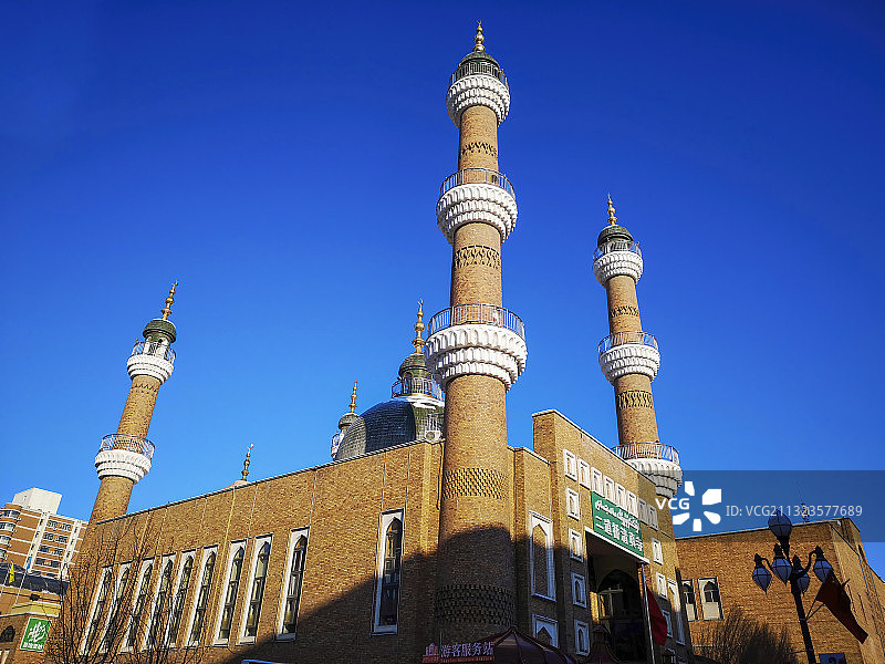 新疆乌鲁木齐国际大巴扎图片素材