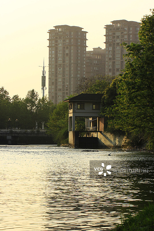 江安河生态漂流 环境图片素材