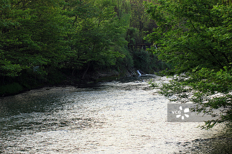 江安河生态漂流 环境图片素材