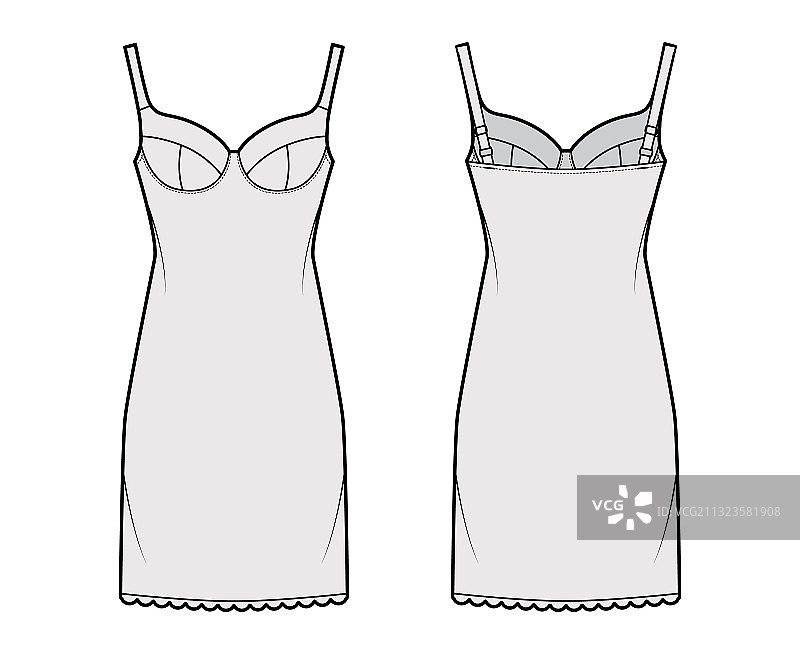 胸罩吊带裙内衣技术时尚图片素材