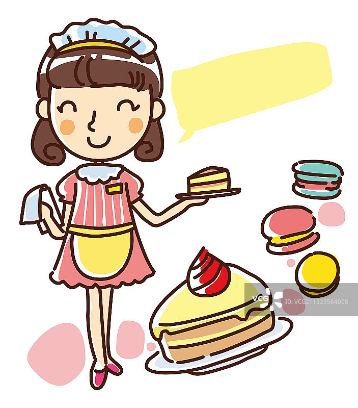 餐厅服务员图片素材