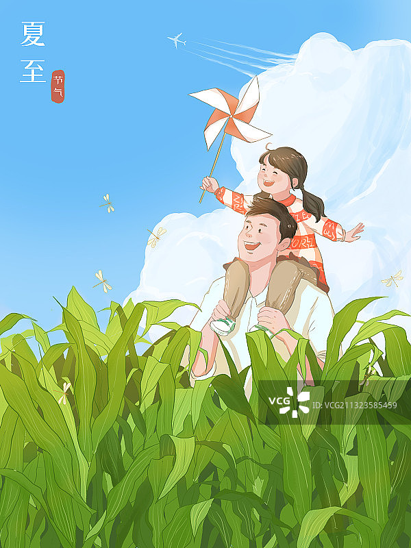 二十四节气——夏至图片素材