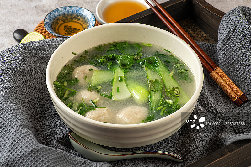 鱼丸汤图片素材