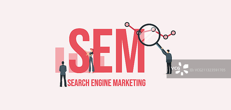 SEM搜索引擎营销业务管理图片素材